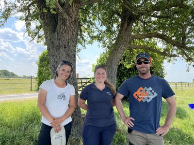 Nos trois coach réunis